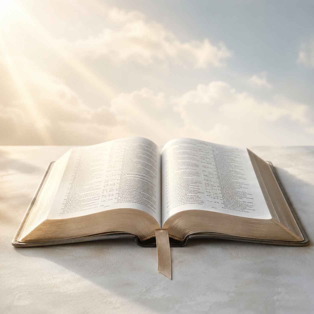 Open Bible in soft natural light for the Read Scripture pathway.